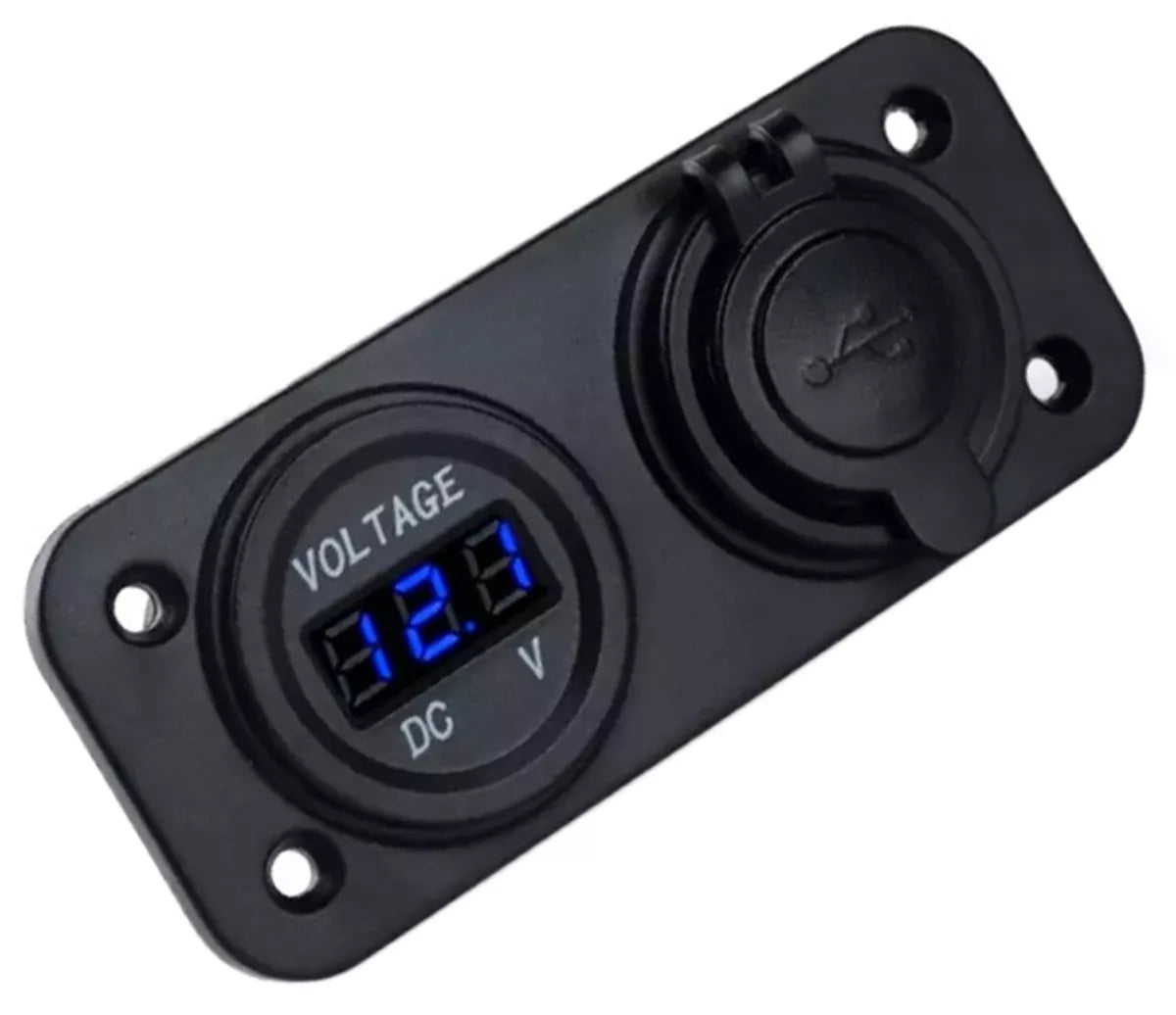 Montážní zásuvka do auta se dvěma USB