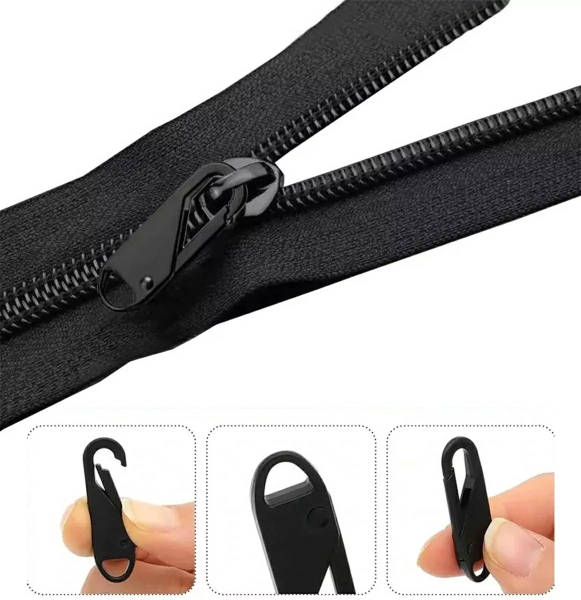 Rukojeť jezdců zipu