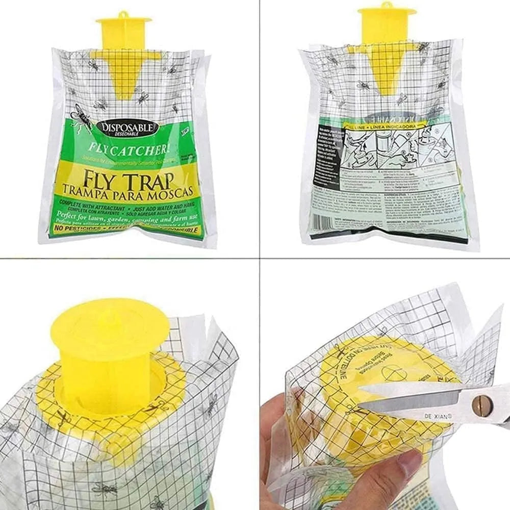 Jednorázový sáček na chytání much