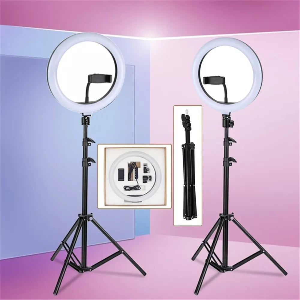 Kruhové světlo na focení a make-up, 24W