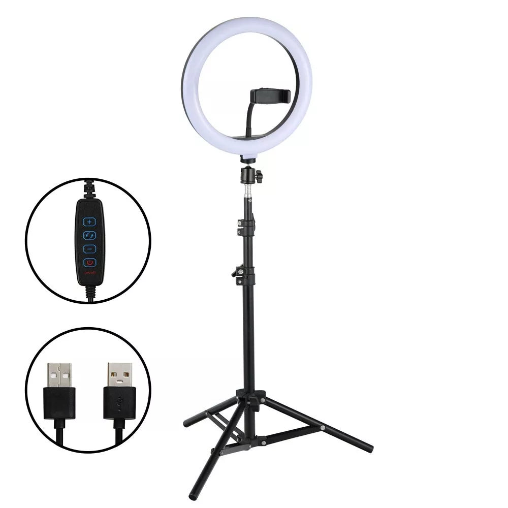 Kruhové světlo na focení a make-up, 24W